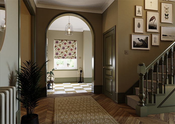 Acanthium, Garnet - Roman Blind - Image 7